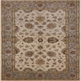 thumbnail image 1 of Ahgly Company Indoor Square Mid-Century Modern Sienna Brown Oriental Area Rugs, 4' Square, 1 of 6