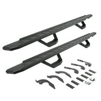 Go Rhino 6964328020T RB30 Running Boards W/Mounting Brackets, 2 Pairs Drop Steps Kit -Double Cab Only For Toyota 24 Tacoma