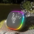 thumbnail image 2 of Altavoces Bluetooth Portátiles Altavoces Bluetooth Magnéticos Al Aire Libre, Mini Tarjeta de Sonido Impermeable Portátil de Luz Rgb, Altavoces Bluetooth Al Aire Libre Bluetooth Enchufables, 2 of 8