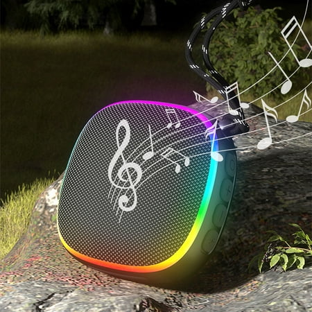 Image of Clearance！Smart Home Smart Appliances Outdoor Magnetic Absorption Bluetooth Speaker Portable RGB Light Water Proofing Mini Audio Card Pluggable Bluetooth