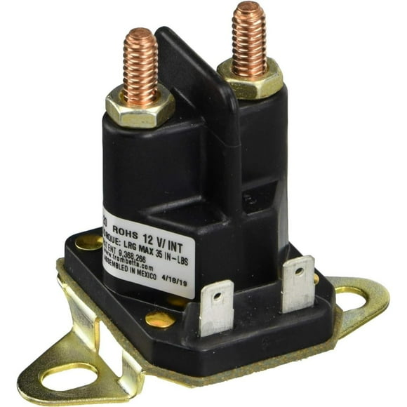 Briggs and Stratton 1755382YP Solénoïde, Noir Authentique OEM