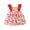 Red, variant on vdgthytj Infant Girl Dress Toddler Summer Floral Printed Ruffle Sleeveless Casual Sundress with Cute Bag Baby Clothes