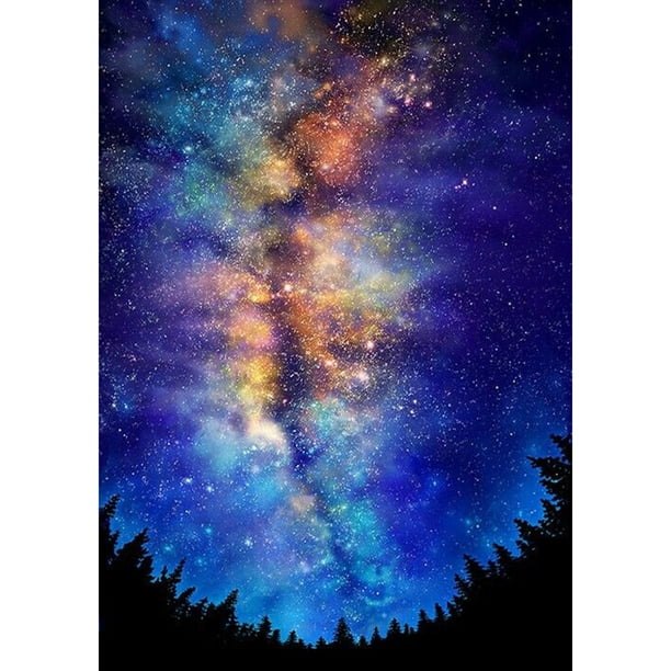 Drill Diamond Painting (DF4281) 5D DIY Bordado de punto de cruz completo (Starry Sky08) 50x70cm FLhrweasw Nuevo