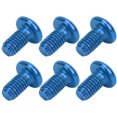 thumbnail image 4 of Tornillos de disco de freno de bicicleta de montaña de acero de titanio azul M5x10 mm, pernos de cabeza T25 universales para bicicletas, 4 of 8