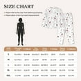 thumbnail image 3 of Rateoe Cute Poodle Dog Pattern Womens Pajamas Set Long Sleeve Sleepwear Button Down Nightwear Soft Cotton Pj Lounge Sets, 3 of 9