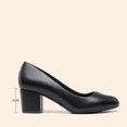 thumbnail image 2 of Zapatos de Tacón Cuadrado DREAM PAIRS para Mujer 5.5 cm Negro PU, 2 of 8