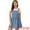 Blue-Hearts, variant on DARING DIVA Polka Dots Pattern Suspender Mini Overall Dress Skirt L Dark Blue-Dots