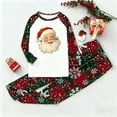 thumbnail image 2 of Zwiiyzr Family Christmas Pajamas Matching Sets for Kids Boys Girls Christmas Lattice Print Long Sleeved Jumpsuit Family Parent-Child Wear Kid Red-Kids, 2 of 5