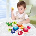 thumbnail image 1 of Juguetes de apilamiento de clasificación de formas Montessori para bebés, juguetes de bloques coloridos para niños ShuxiuWang 8390611106812, 1 of 1