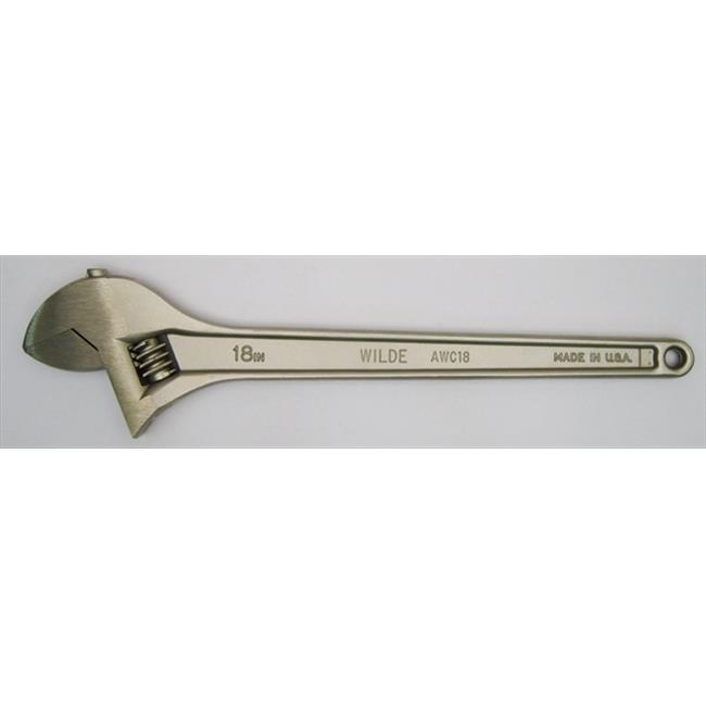 Wilde Tool Awc18/Cs 18 Adjustable Wrench-Plated Carded - image 1 of 1