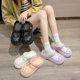 thumbnail image 2 of Zapatos con agujeros de estilo japonés para niños y niñas, suela de silicona suave, cómodos, antideslizantes, duraderos, versátiles, verano 2023 Qiuyongming unisex, 2 of 2