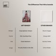 thumbnail image 6 of Rose Blossom Couture Canvas Ebony Portrait Art by Art Remedy, Gallery Wrapped, 16" x 24", 6 of 7