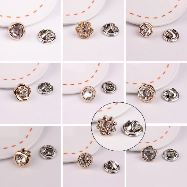 Broche de estilo fragante, botón anti-luz, corsé, broche para cárdigan, botón para cuello de camisa, gemelos, accesorios de ropa