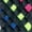 Black-Colorful, variant on INSPIRE CHIC 2 Pairs Shoe Laces Polka Dots Flat Shoelaces Double Color Twill Shoe Strings White Red Light Blue 100cm/39.37"