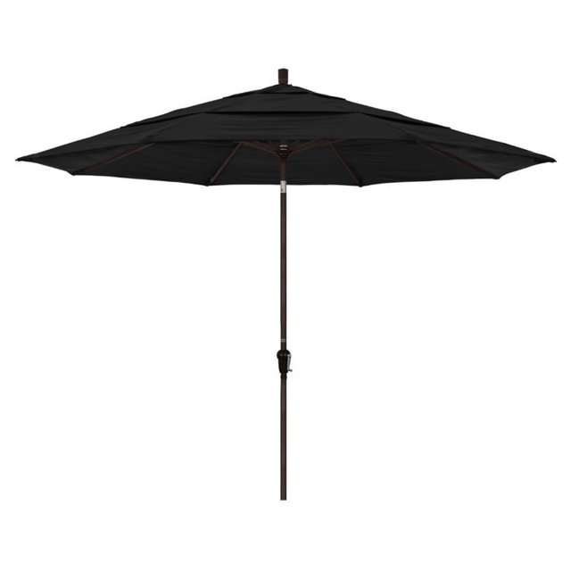 California Umbrella 11' Patio Umbrella in Black