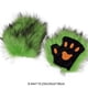 thumbnail image 3 of Guantes de disfraces de Halloween | Accesorios de cosplay de pelo largo con forma de garra y medio dedo | Poliéster suave y transpirable | Ajuste elástico | Cielo Negro Azul Café Gris Verde, 3 of 6