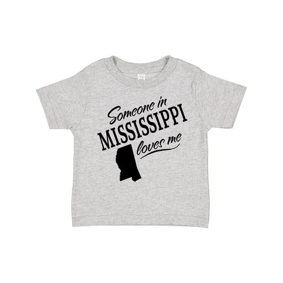 Inktastic Someone in Mississippi Loves Me Boys or Girls Toddler T-Shirt