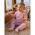 thumbnail image 6 of Cenuakty Girl Fall Outfits Long Sleeve Contrast Color Sweatshirt + Pants Set, 6 of 9