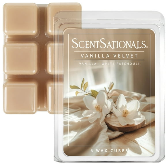 Vanilla Velvet Scented Wax Melts, Scentsationals, 2.5 oz
