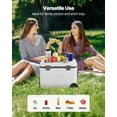 thumbnail image 2 of VEVOR Portable Cooler, 45 QT Wheeled Cooler with Ice Retention, Heavy-Duty Handles and Cup Holder, Lightweight Rigid Material Insulated Portable Cooler, Suitable for Family Picnics and Long Trips, 2 of 9