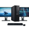 thumbnail image 1 of Restored Windows 11 Pro Dell Desktop Computer | Octa-Core i7 9th gen CPU | 16GB RAM | 256GB SSD | Dual 22" LCD's | (Refurbished), 1 of 5