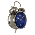 thumbnail image 2 of Reloj despertador con doble campana de metal mudo, 4 pulgadas, plateado, 2 of 2