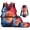 Fire Water Basketball, variant on Bulopur Teen Boys 17 Inch Backpack Set 4 Piece Fire Water Basketball Print School Bookbag with Lunch Box, Water Bottle Holder and Pencil Case for Boys Aged 8-14 for Sports and Daily School Use