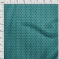 thumbnail image 3 of oneOone Silk Tabby Fabric Leaves & Paisley Block Print Sewing Fabric BTY 42 Inch Wide, 3 of 4