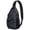 Black-431, variant on Space Geek Shoulder Backpack - Durable Sling Bag for Travelers - Anti-Theft Design with Alien Theme