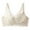 Beige, variant on WCJM Up To 50% Off Bra Womens Ruched V Neck Sports Bra Nylon,Spandex Bra Beige,85