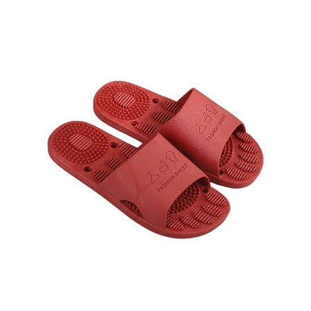 

SIMANLAN Unisex Nonslip Flat Heels Slides House Comfort Slip On Cozy Open Toe Quick Drying