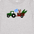 thumbnail image 4 of Inktastic Plaid Christmas Tractor with Cute Reindeer Boys or Girls Baby T-Shirt, 4 of 5