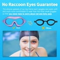 thumbnail image 2 of Swim Goggles No Leaking Anti-Fog Pool Goggles Swimming Goggles for Adult Men Women Youth, UV Protection 180° Clear Vision, 2 of 12