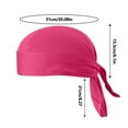thumbnail image 3 of Cooling Skull Cap for Men and Women, Moisture Wicking Cycling Hat, Ice Silk Breathable Bandana for Outdoor Sports and Running Hot Pink, 3 of 3