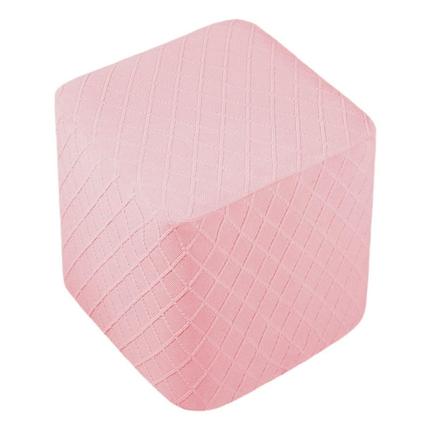 Funda elástica Lavable Zulema para reposapiés Taburete rosa