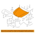 thumbnail image 3 of For 08-12 1-Series Convertible/Coupe E87 Front Hood Panel Assembly Primed Steel, 3 of 5