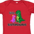 thumbnail image 4 of Inktastic Little Sistersaurus Girls Baby Bodysuit, 4 of 5
