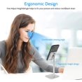 thumbnail image 4 of Cell Phone Stand Height Angle Adjustable Phone Stand for Desk Phone Holder for Office Compatible with All Mobile Phones(Red), 4 of 8