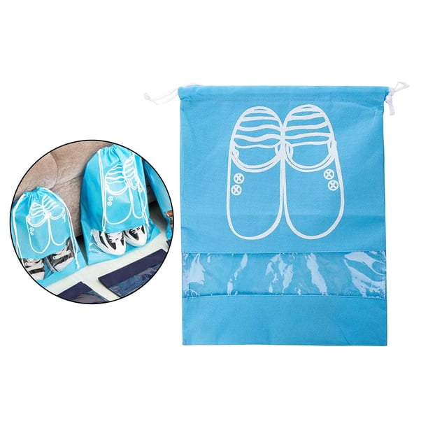 Bolsa de almacenamiento de zapatos con cordón, orgaza de almacenamiento de viaje, bolsas portátiles, bolsa impermeable para guardarrop Macarena Bolsas de zapatos de viaje