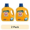 (2 pack) ARM & HAMMER Clean Burst, 107 Loads Liquid Laundry Detergent, 160.5 Fl oz
