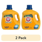 (2 pack) ARM & HAMMER Clean Burst, 107 Loads Liquid Laundry Detergent, 160.5 Fl oz
