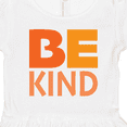 thumbnail image 4 of Inktastic Be Kind Logo In Orange Girls Toddler Dress, 4 of 5