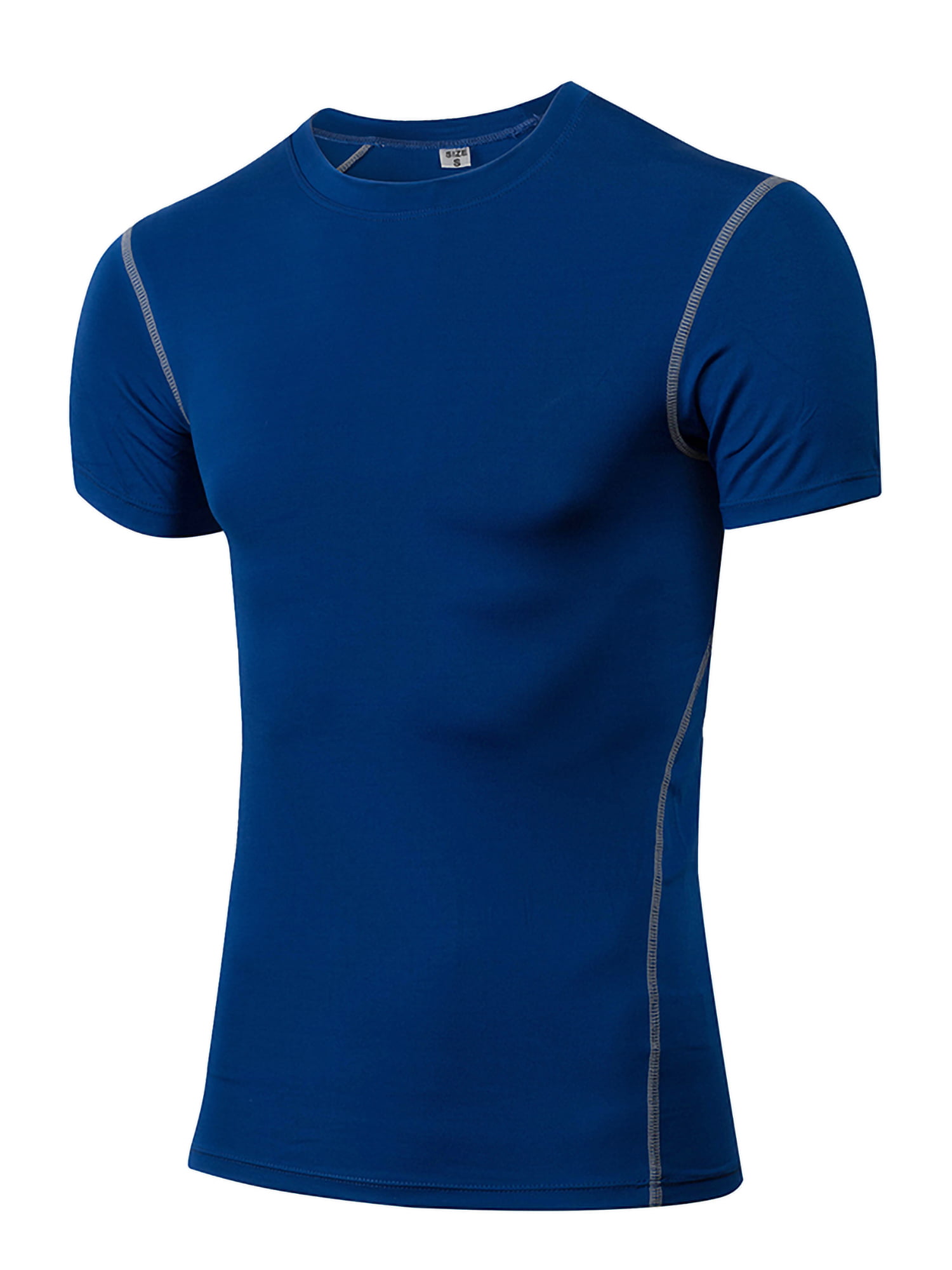 M-XXXL Mens Activewear Short Sleeve T-Shirts Fitness Sports Workout ...