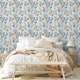 thumbnail image 4 of Abyssaly Floral Peel and Stick Wallpaper 17.5-in x 118-in Self-Adhesive Removable Flower Vinyl Paper for Home Decor, 4 of 9
