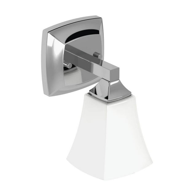 Moen Yb5161 Voss 5 Wide 1 Light Reversible Bathroom Vanity Fixture Chrome Com Moen Yb5161 Voss 5 Wide 1 Light, Moen Light Fixtures