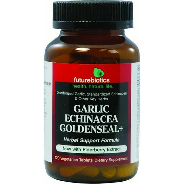Futurebiotics Garlic, Echinacea & Golden Seal, 120 Ct