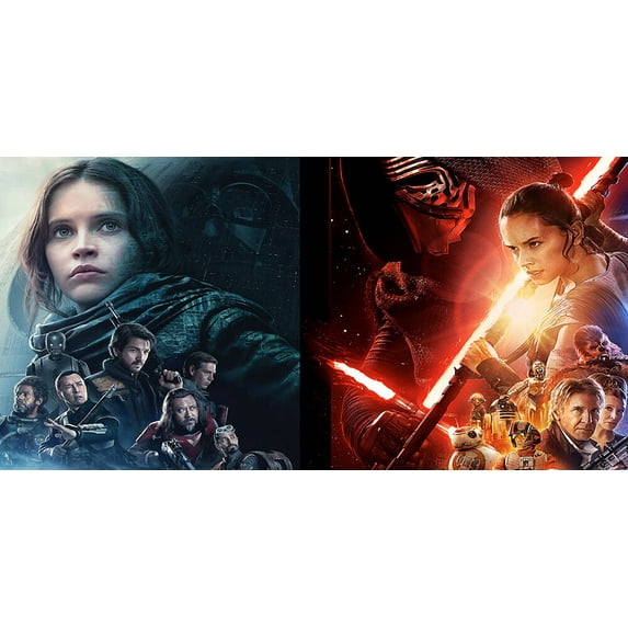 Rogue One and Star Wars 7 - CANVAS OR PRINT WALL ART