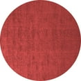 thumbnail image 1 of Ahgly Company Indoor Round Solid Red Modern Area Rugs, 7' Round, 1 of 4