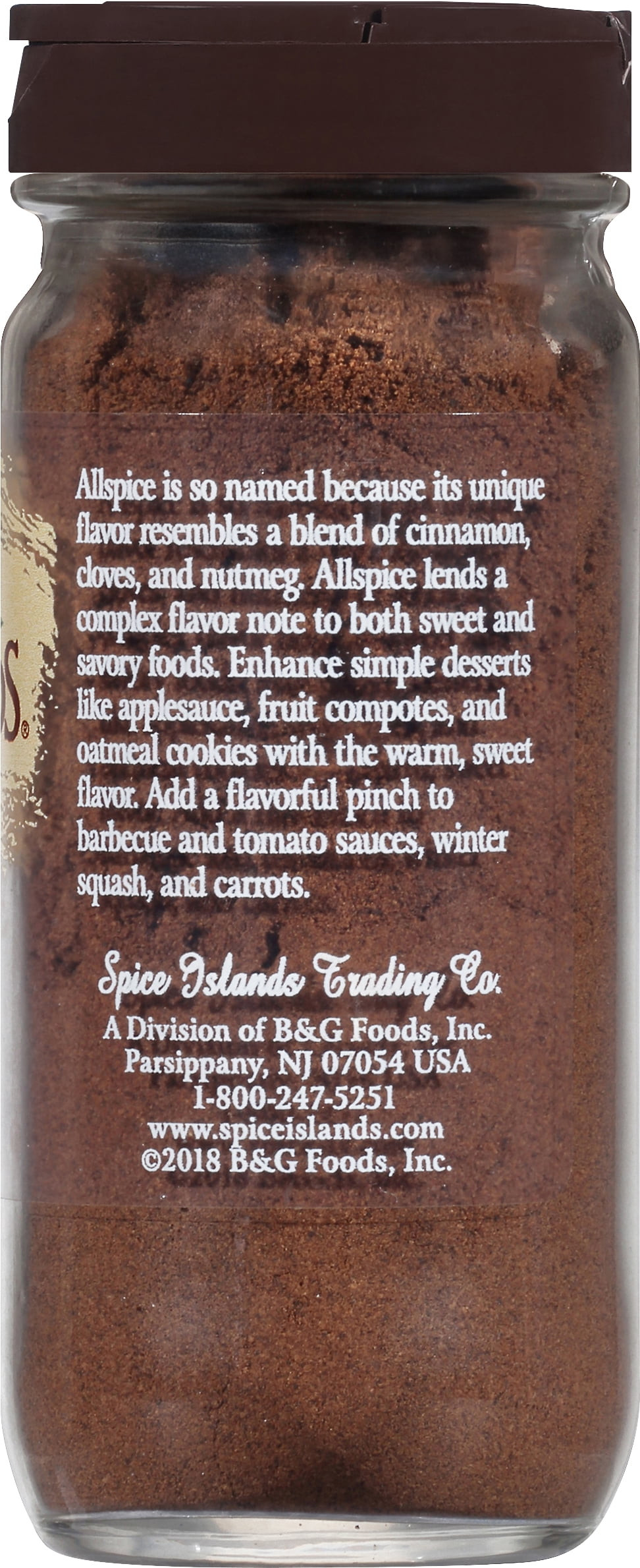 (3 pack) Spice Islands Ground Allspice, Kosher, 1.8 oz