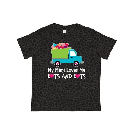 

Inktastic Mimi Loves Me Grandson Truck Gift Toddler Boy Girl T-Shirt